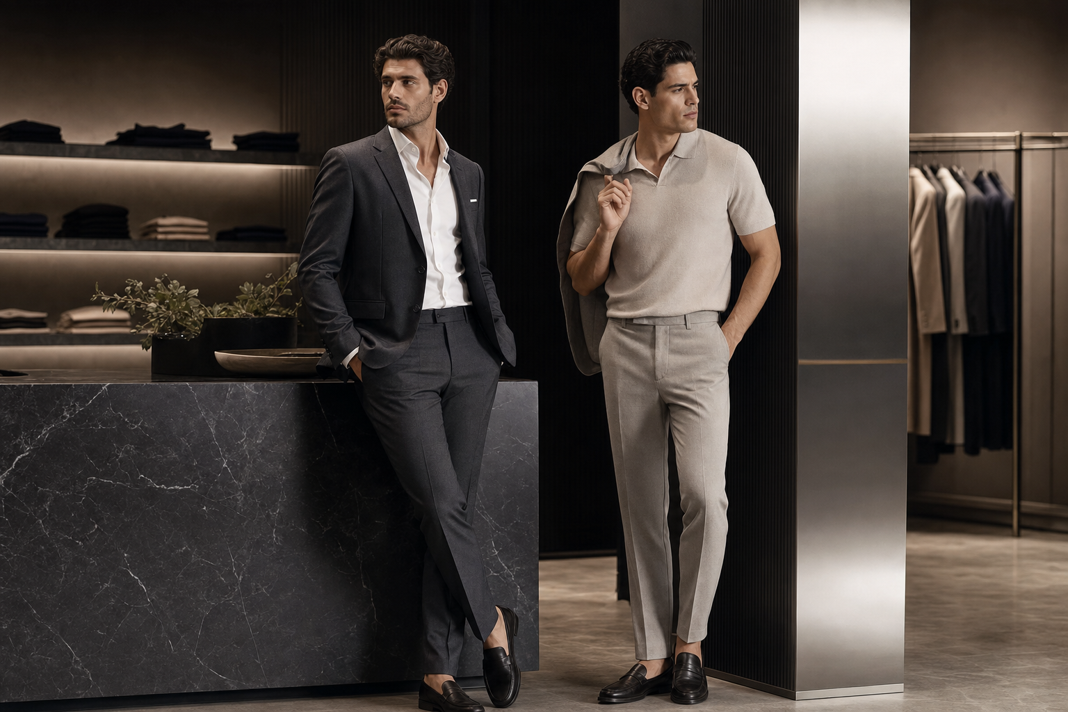 Colección Bruno Cassini casual formal