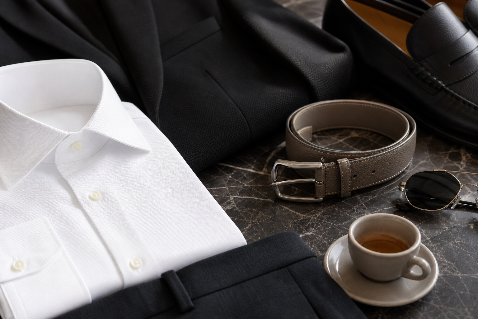 Detalles de moda masculina Bruno Cassini
